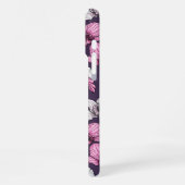 Pink orchid flowers iPhoneケース (左側面)