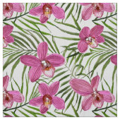 Pink orchid pattern ファブリック (見本)