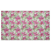 Pink orchid pattern ファブリック (ファットクウォーター)