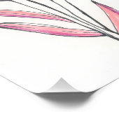 Pink Orchid Print フォトプリント (角)