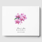 Pink Orchid Wedding ゲストブック (裏面)