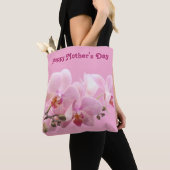 Pink Orchids “Happy Mother’s Day”- トートバッグ (クローズアップ)