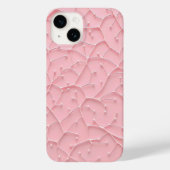 Pink Organic Texture iPhone Case Feminine Look Case-Mate iPhoneケース (裏面)