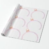 Pink Ornament Wrapping Paper ラッピングペーパー (アンロールド)