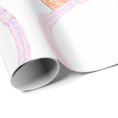 Pink Ornament Wrapping Paper ラッピングペーパー (ロールコーナー)