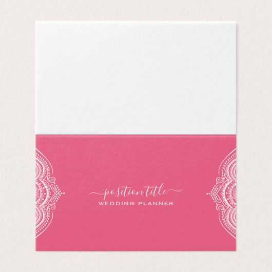 Pink ornate frame on white background 2 (外部フラット)