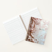 Pink Ornate Pearl and Floral Notebook ノートブック (内部)