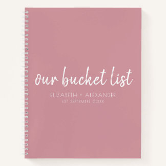 Pink Our Bucketのリストカップル ノートブック