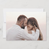 Pink Overlay Photo セーブザデート (裏面)