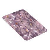 Pink Painted Flowers Any Color マグネット (右側)