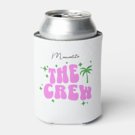 pink palm springs retro bachelorette party 缶クーラー