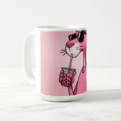 Pink Panther Aesthetic Coffee Mug – Bold & Cute De コーヒーマグカップ (正面左)