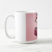 Pink Panther Aesthetic Coffee Mug – Bold & Cute De コーヒーマグカップ (左)