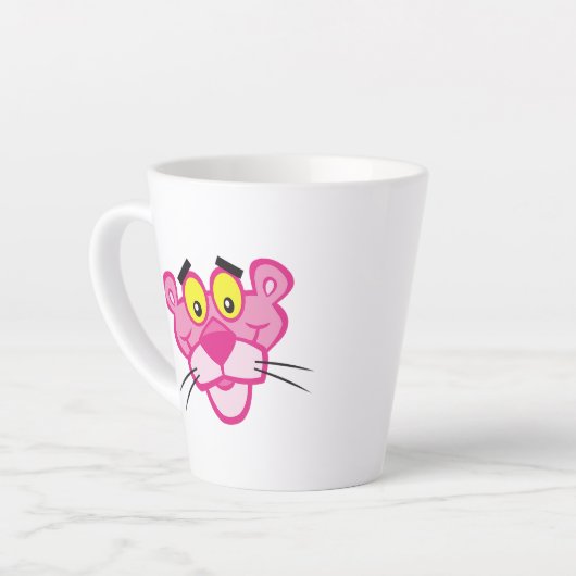 Pink Panther Latte Mug カフェラテマグ (左アングル)