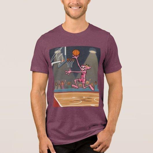Pink Panther Slam Dunk トライブレンドＴシャツ (正面)
