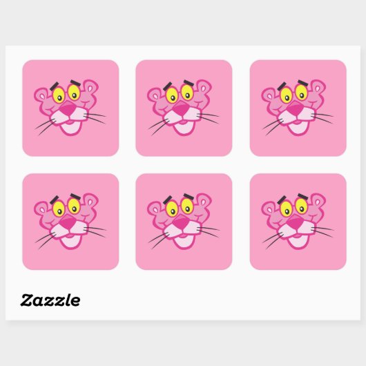 Pink Panther Sticker スクエアシール (シート)