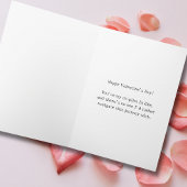 Pink Paper Airplane Heart Romantic Valentine's カード