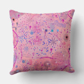 Pink Party Maximalist Art クッション (裏面)