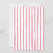 Pink pastel girl Lake party birthday invitation 招待状 (裏面)