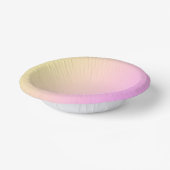 Pink pastel partyware/Paper plates/Birthday party  ペーパーボウル (傾斜あり)