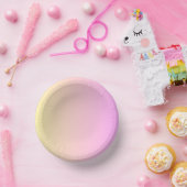 Pink pastel partyware/Paper plates/Birthday party  ペーパーボウル (パーティー)