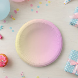 Pink pastel partyware/Paper plates/Birthday party  ペーパーボウル