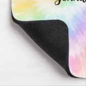 Pink Pastel Tie Dye Girly Chic                     マウスパッド (コーナー)