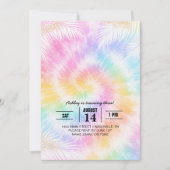 Pink Pastel Tie Dye Girly Chic                     招待状 (正面)