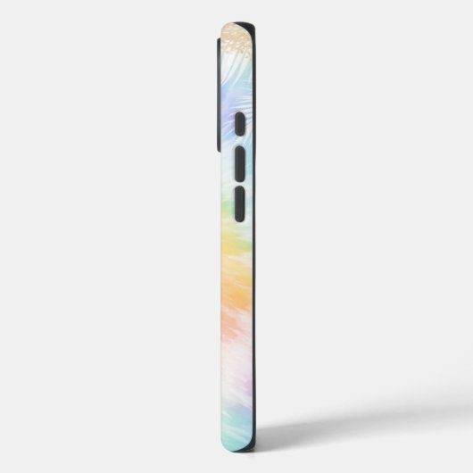 Pink Pastel Tie Dye Girly Chic                     Case-Mate iPhoneケース (裏面 / 左)