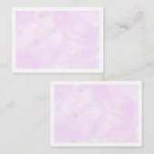Pink Pastel Watercolor Blank All Occasion ノートカード (正面/裏面)
