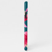 Pink Pastel Watercolor Floral  iPhoneケース (右側)