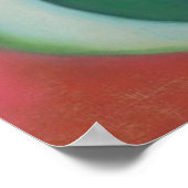 Pink Pastelle by Georgia O'Keefe – 抽象化 ポスター (角)