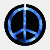 Pink Peace Ornament メタルオーナメント (裏面)