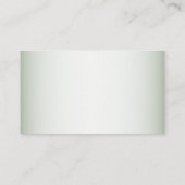 Pink Peach Roses Rustic Green Geometric Detail エンクロージャーカード (裏面)