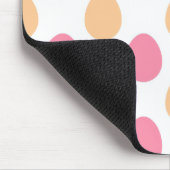 Pink Peach Spring Easter Eggs Paattern Mousepad マウスパッド (コーナー)