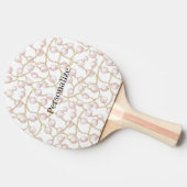 Pink Pearls Gold Chain   卓球ラケット (横)