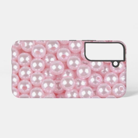 Pink Pearls Samsung Galaxyケース (裏面横)
