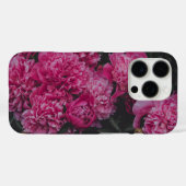 Pink peonies, dark moody aesthetic Case-Mate iPhoneケース (裏面 (横))
