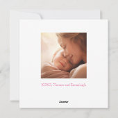 Pink Peonies Happy Mother's Day シーズンカード (裏面)