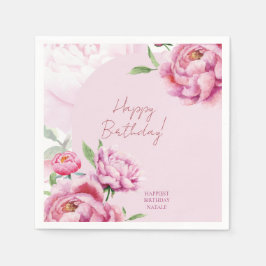 Pink Peony  スタンダードカクテルナプキン