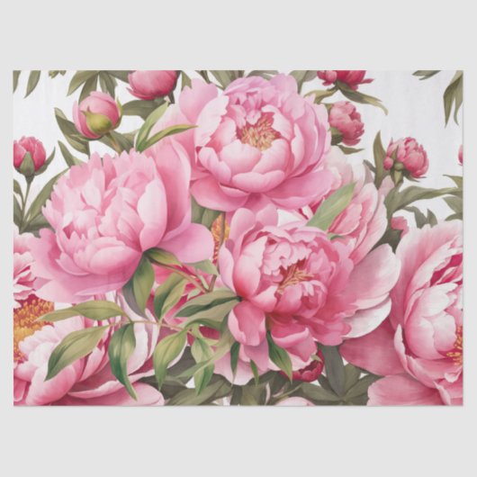 Pink Peony  薄葉紙 (正面)