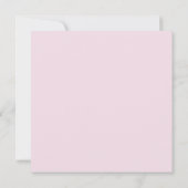 Pink Peony Birthday Folded Greeting Card カード (裏面)