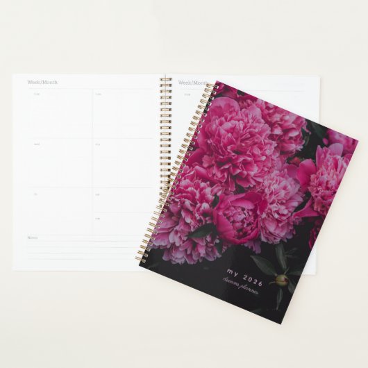 Pink Peony Dreams Planner プランナー手帳 (ディスプレー)