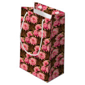Pink  Peony Flower スモールペーパーバッグ (裏面アングル)