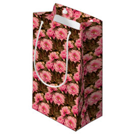 Pink  Peony Flower スモールペーパーバッグ