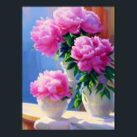 Pink Peony Painting, Peonies Flower Wall Art ポスター<br><div class="desc">This pretty pink floral art print is an instant download digital file ready to be printed and placed in your favorite frame. Our colorful impressionism-style paintings add a perfect finishing touch to your home decor fitting in perfectly with any interior style. Whether simple, modern, farmhouse or classic these colorful prints...</div>