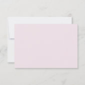 Pink Peony RSVP Cards (裏面)