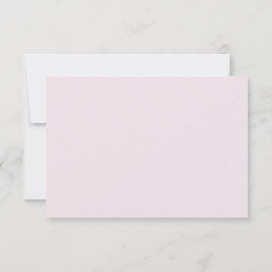 Pink Peony RSVP Cards (裏面)