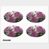 Pink Peony Stickers 楕円形シール (シート)