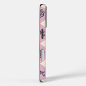 Pink Personalized Girly Checkered Case-Mate iPhoneケース (裏面 / 右)